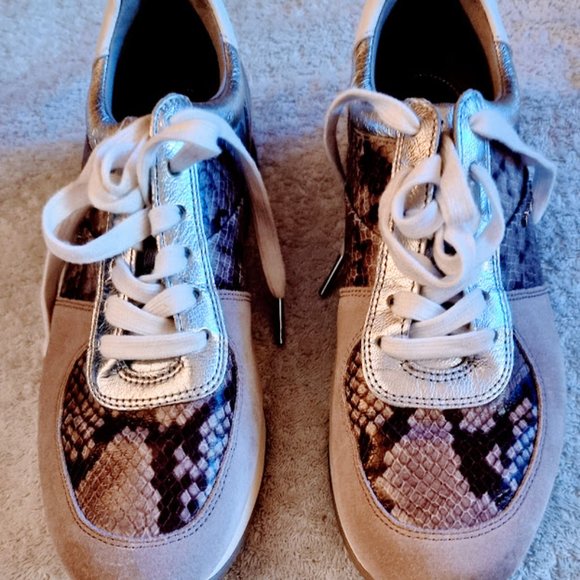 Michael Kors Sneakers Leather 10M Pytnon/Snake Print - Picture 4 of 7